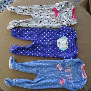 Baby girl 12 month fleece pjs